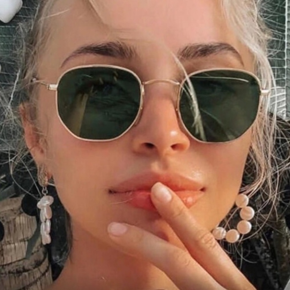 RayBan Hexagonal Black Lenses RB3548N Women - Men